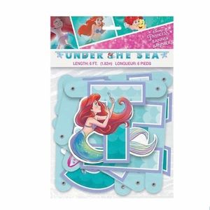 Little Mermaid Party Banner, New